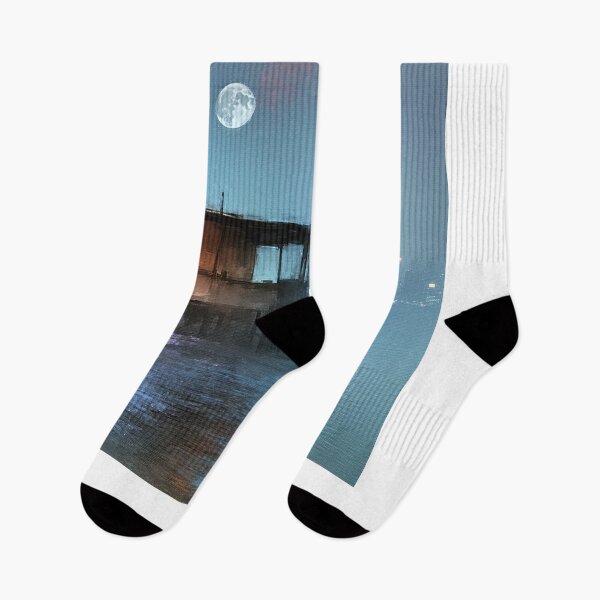 Item preview, Serene Pier Nightscape designed and sold by PanoramaPrints.