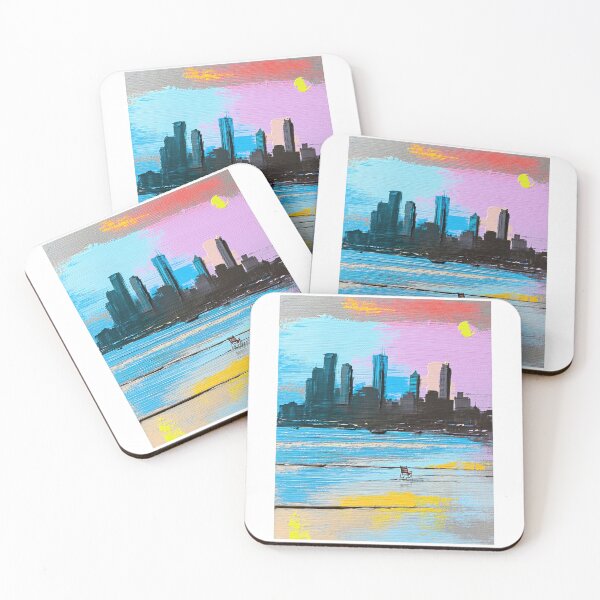 Item preview, City Lights Dance on Tranquil Waters designed and sold by PanoramaPrints.