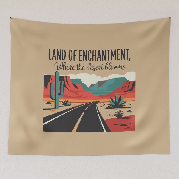 Item preview, Land of Enchantment Where The Desert Blooms designed and sold by Peter Stawicki.