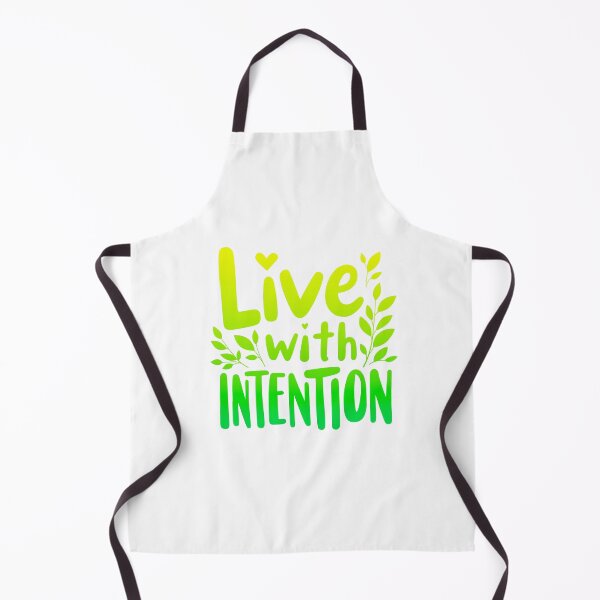 Item preview, Live With Intention Inspirational Quote designed and sold by ThreeftlyPicks.