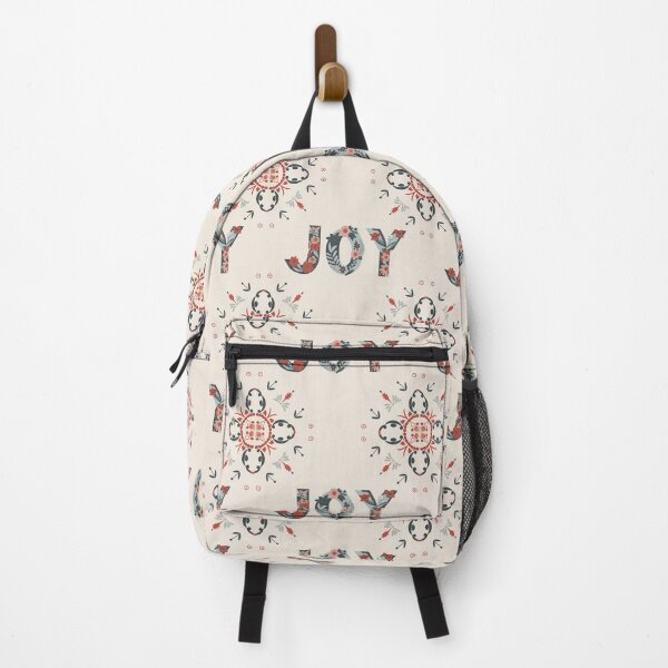 Item preview, Joy Christmas Floral Mug – Festive Holiday Cheer with Elegant Floral Design designed and sold by HahaHandlesHub.