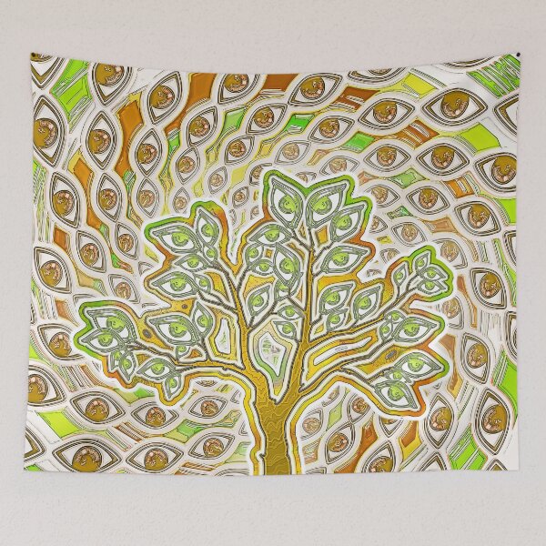 Item preview, TechnicolourEyetreeGrowth5 designed and sold by Klaus Bremner (Autotelic Art).