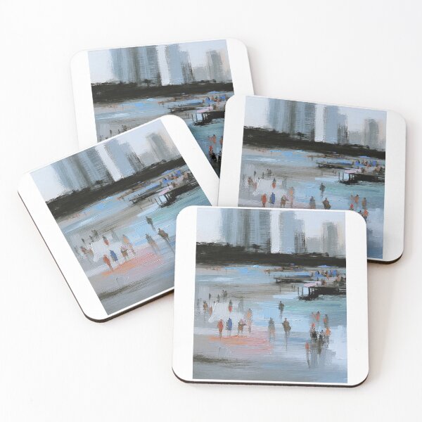 Item preview, Silver Moonlit Beach Breeze designed and sold by PanoramaPrints.