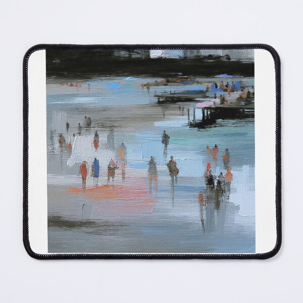 Item preview, Silver Moonlit Beach Breeze designed and sold by PanoramaPrints.