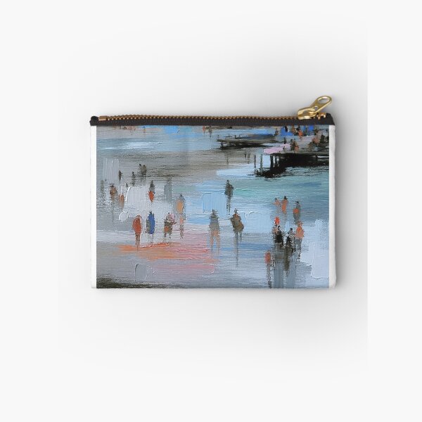 Item preview, Silver Moonlit Beach Breeze designed and sold by PanoramaPrints.