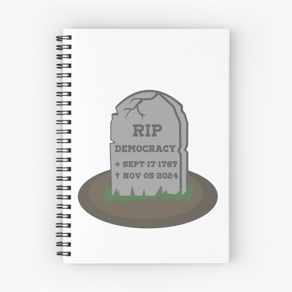 Item preview, RIP Democracy -  Nov. 5, 2024 designed and sold by DKDesignShirts.