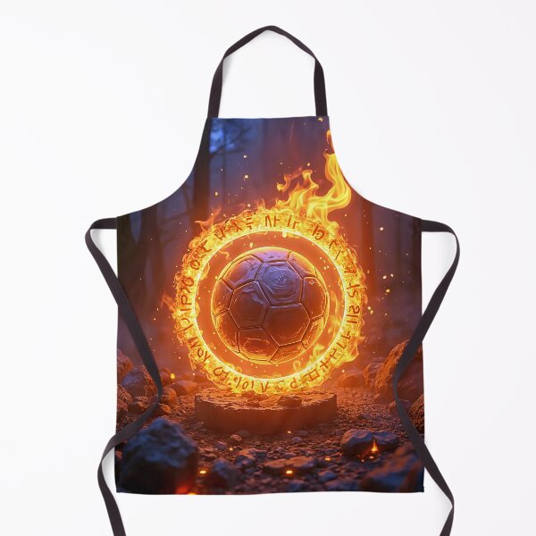 Item preview, Soccer ball decorated with fire designed and sold by Marcu Ioachim.