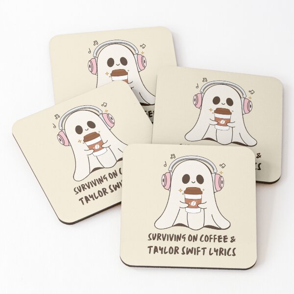 Item preview, Surviving On Coffee And Taylor Swift Lyrics designed and sold by Fanverse Merchandise.