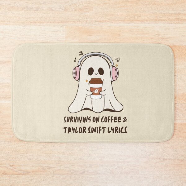 Item preview, Surviving On Coffee And Taylor Swift Lyrics designed and sold by Fanverse Merchandise.