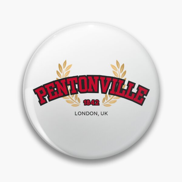Item preview, Pentonville Prison “Varsity,” Red and Black designed and sold by UNK-Fatigues.