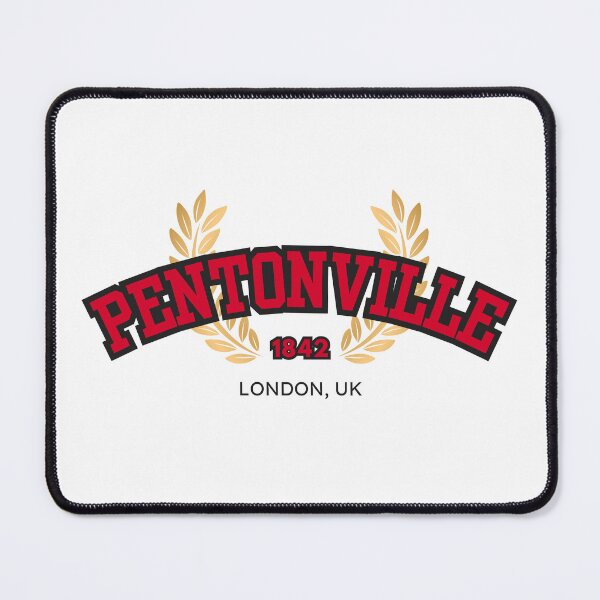 Item preview, Pentonville Prison “Varsity,” Red and Black designed and sold by UNK-Fatigues.