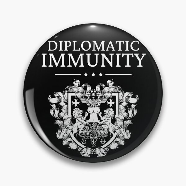 Item preview, Generic Diplomatic Immunity, White designed and sold by UNK-Fatigues.