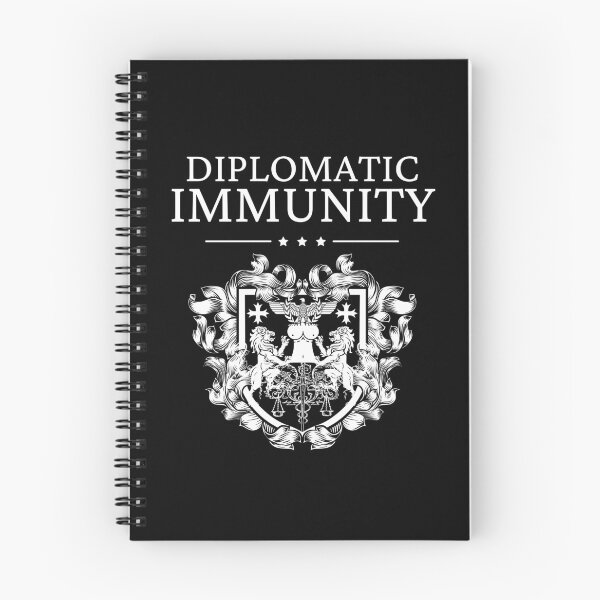 Item preview, Generic Diplomatic Immunity, White designed and sold by UNK-Fatigues.