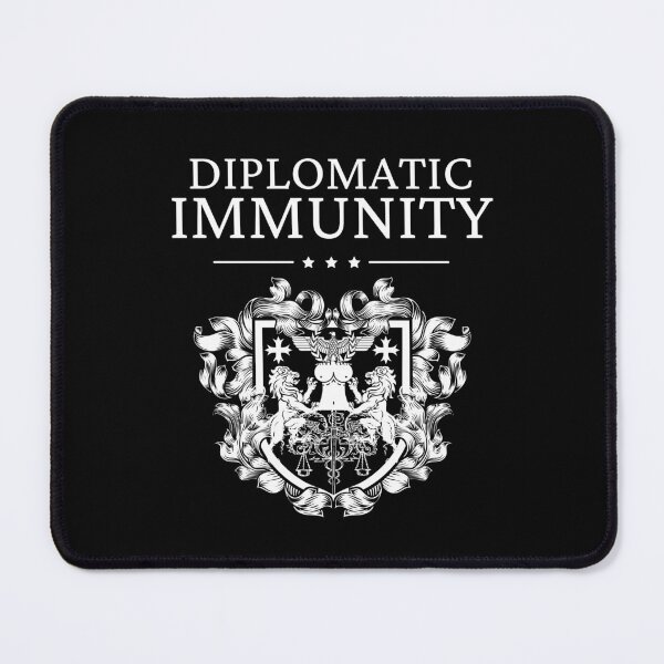Item preview, Generic Diplomatic Immunity, White designed and sold by UNK-Fatigues.