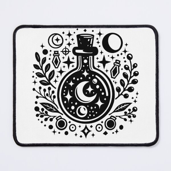 Item preview, Celestial Potion Bottle: Moonlit Magic designed and sold by lavavamp.