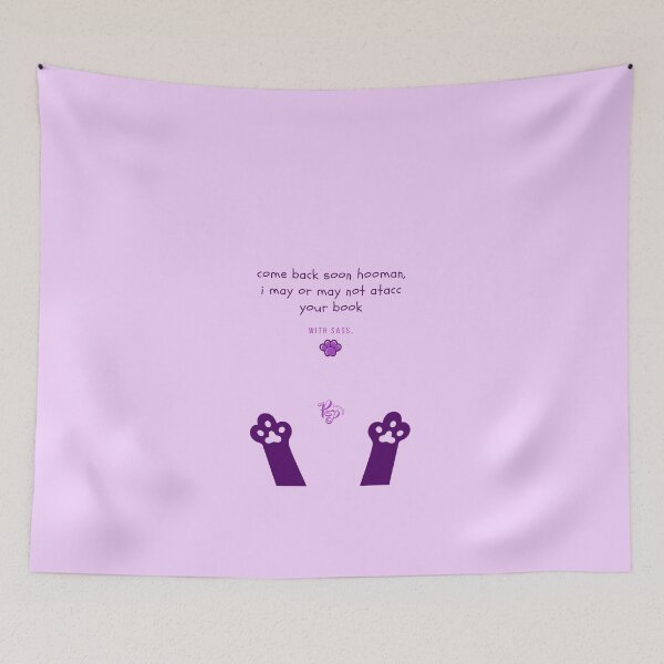 Item preview, Sassy Cat With Sass (purple) designed and sold by ProsetoPrint.