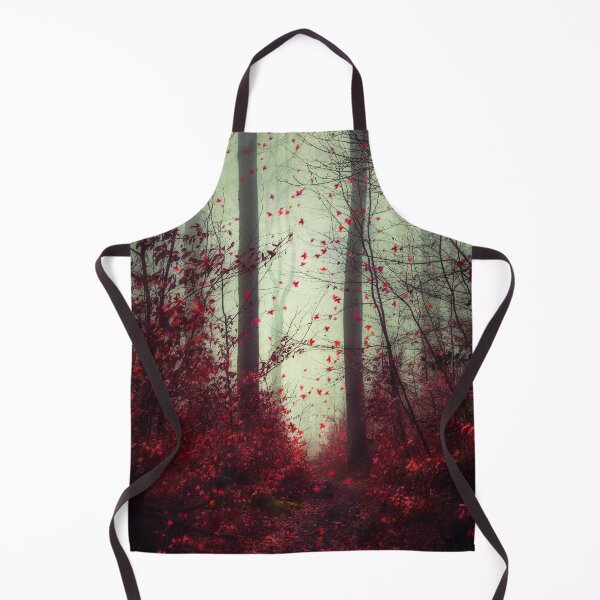 Artikelvorschau, Zauberwald - Herbstwald mit fallenden Blättern entworfen und verkauft von Dyrk Wyst Redbubble Shop.