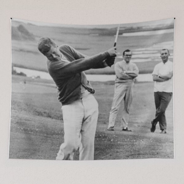 Item preview, President John Kennedy Playing Golf designed and sold by margaretcarty.