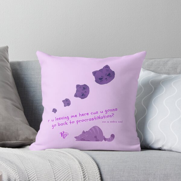 Item preview, Angry Cat (purple) designed and sold by ProsetoPrint.