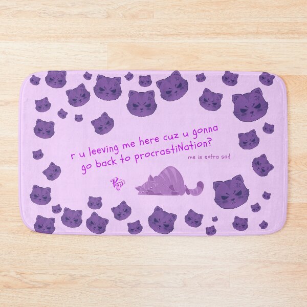 Item preview, Angry Cat (purple) designed and sold by ProsetoPrint.