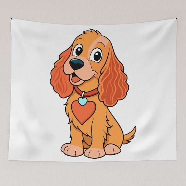 Item preview, Loving Cocker Spaniel Digital Art designed and sold by iwcus.