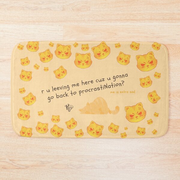 Item preview, Angry Cat (yellow) designed and sold by ProsetoPrint.