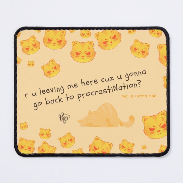 Item preview, Angry Cat (yellow) designed and sold by ProsetoPrint.