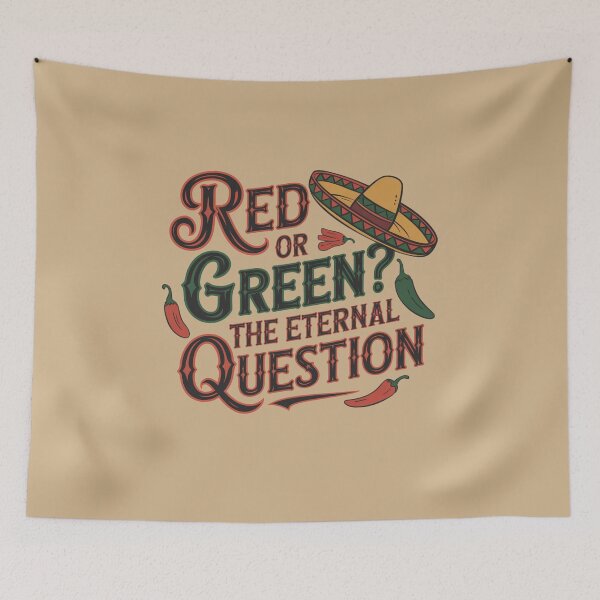 Item preview, New Mexico: Red or Green The Eternal Question designed and sold by Peter Stawicki.