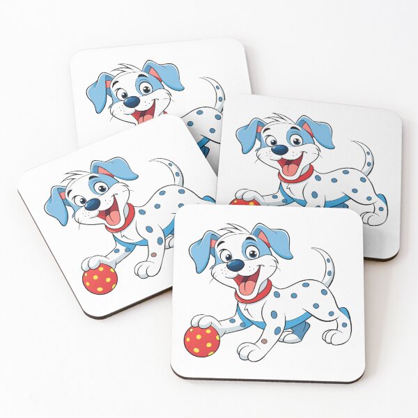 Aperçu de l'œuvre Joyeux Dalmatien jouant à la balle créée et vendue par iwcus.