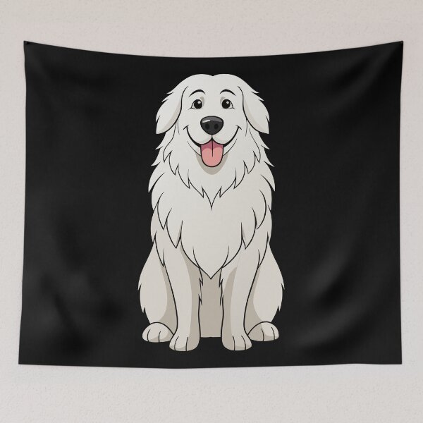 Item preview, Serene Great Pyrenees Digital Art designed and sold by iwcus.