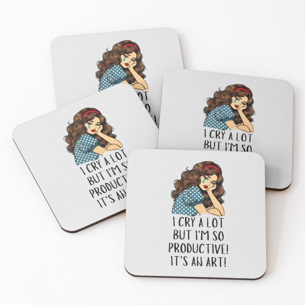 Item preview, I Cry A Lot But I Am So Productive designed and sold by Fanverse Merchandise.