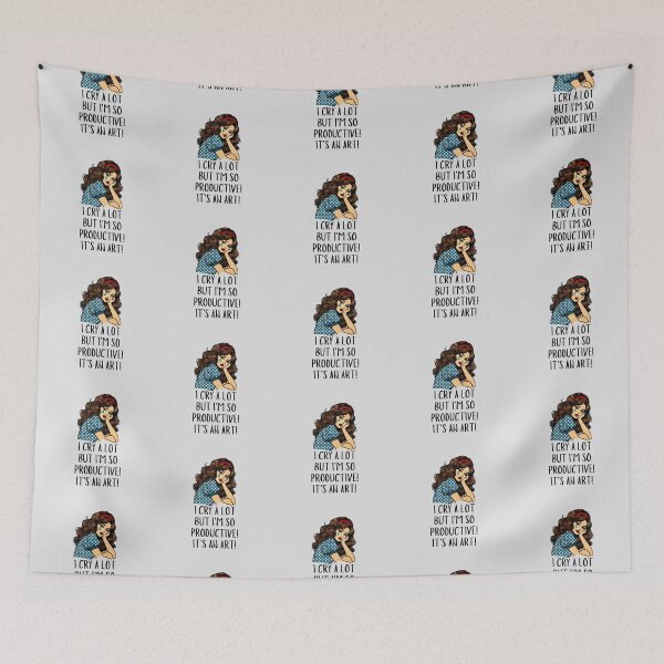Item preview, I Cry A Lot But I Am So Productive designed and sold by Fanverse Merchandise.