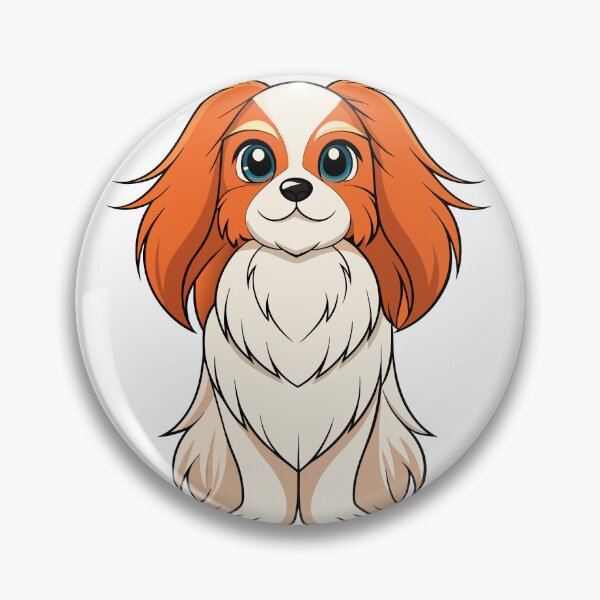 Item preview, Serene Japanese Chin Digital Art designed and sold by iwcus.