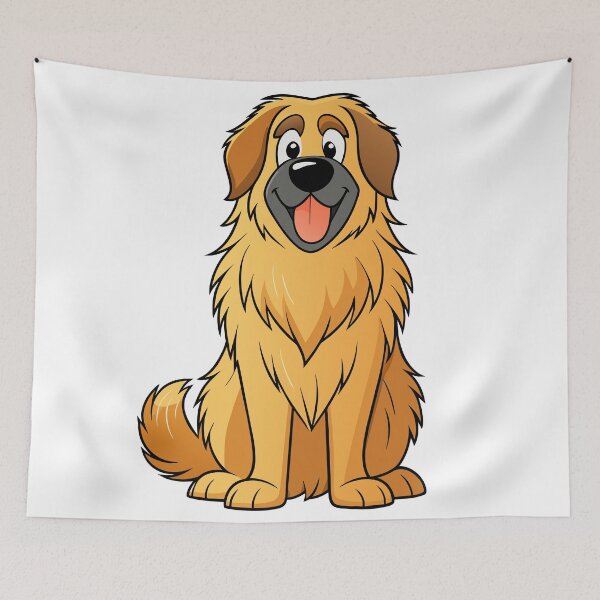 Item preview, Gentle Leonberger: Digital Art Print designed and sold by iwcus.
