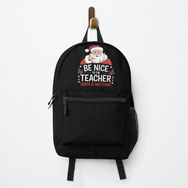 Item preview, Be Nice To The Teacher, Santa Is Watching designed and sold by PlanetMarker.