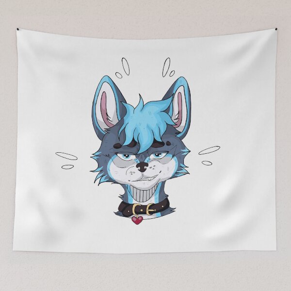 Item preview, Playful Cartoon Character Illustration With Vibrant Blue Details designed and sold by agusgustiwa.