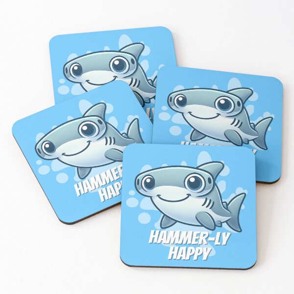 Item preview, Hammer-ly happy Hammer Head Shark designed and sold by The magic  Yellow bus.