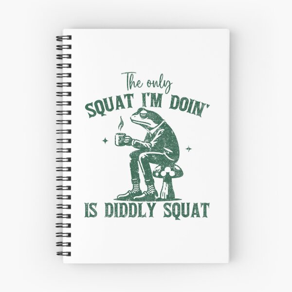 Item preview, The Only Squat I'm Doing Is Diddly Squat Funny Cowboy Saying designed and sold by spirorinin.
