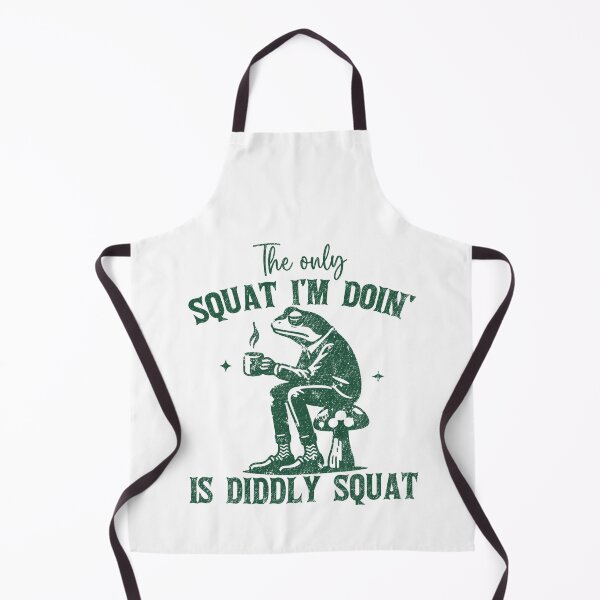 Item preview, The Only Squat I'm Doing Is Diddly Squat Funny Cowboy Saying designed and sold by spirorinin.