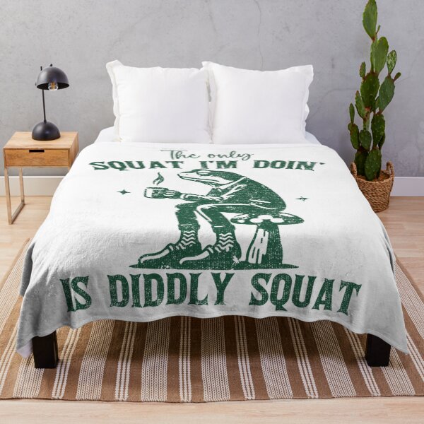 Item preview, The Only Squat I'm Doing Is Diddly Squat Funny Cowboy Saying designed and sold by spirorinin.