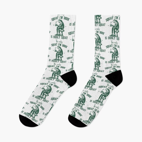 Item preview, The Only Squat I'm Doing Is Diddly Squat Funny Cowboy Saying designed and sold by spirorinin.