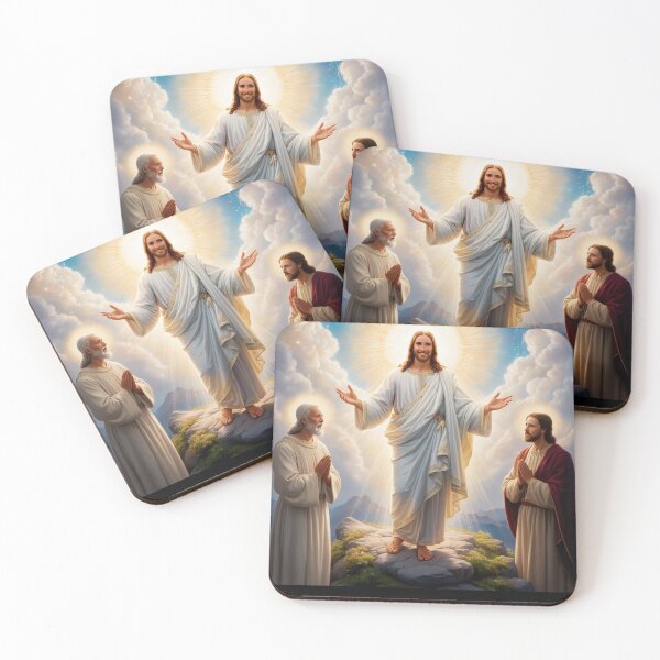 Item preview, Jesus Mount of Transfiguration Glory Moses Elijah Matthew 17 designed and sold by tshirtart2024.