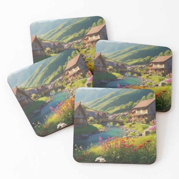 Item preview, Colorful Flowers in the River’s Embrace designed and sold by BlareBlare.