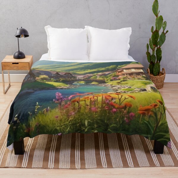 Item preview, Colorful Flowers in the River’s Embrace designed and sold by BlareBlare.