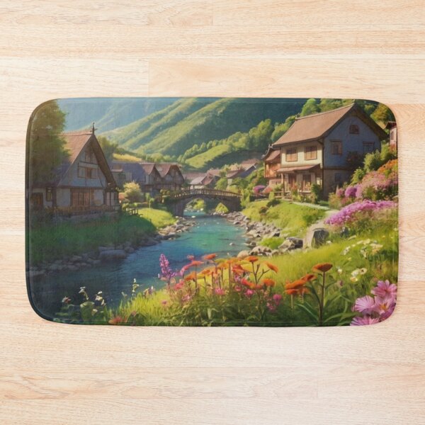 Item preview, Colorful Flowers in the River’s Embrace designed and sold by BlareBlare.
