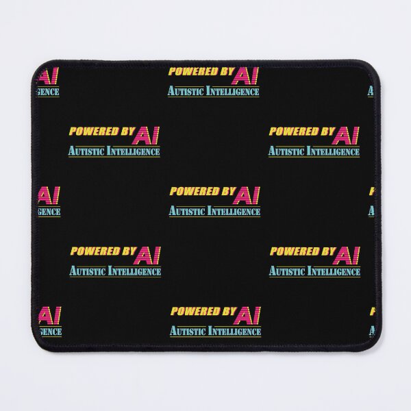 Item preview, Powered By AI, Autistic Intelligence designed and sold by SubtleSplit.