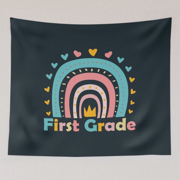 Item preview, First Grade Rainbow Girls Boys Teacher Team 1st Grade Squad Back To School designed and sold by Loyaltees Apparel.