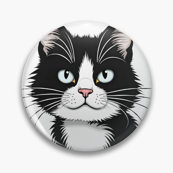 Item preview, Cat Portrait - Blak And White designed and sold by kjp-design.