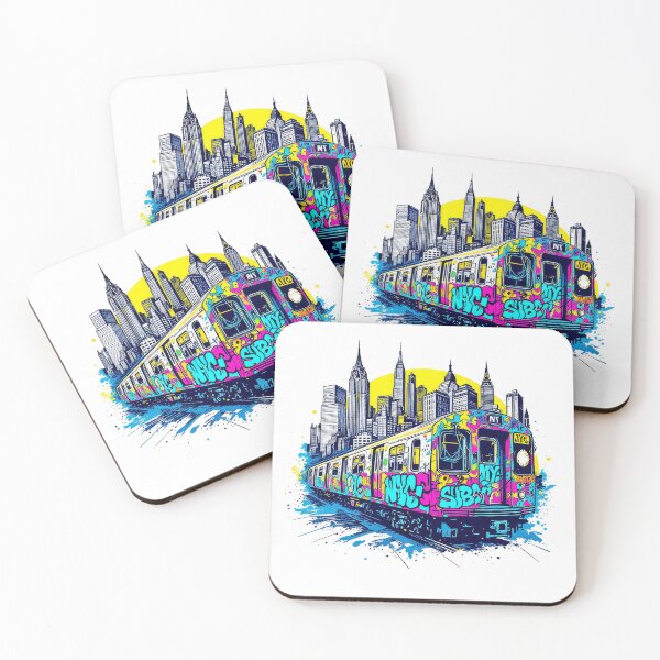 Item preview, New York Subway NYC Subway Train designed and sold by MayaDelaye.