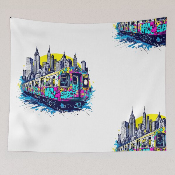 Item preview, New York Subway NYC Subway Train designed and sold by MayaDelaye.